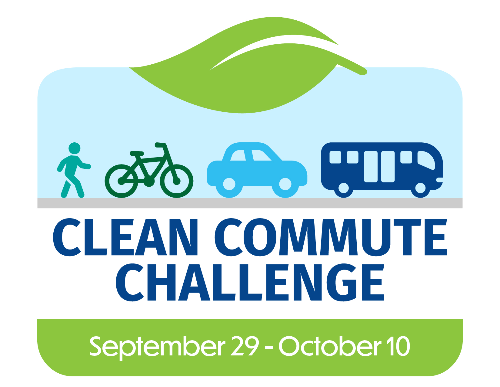 clean commuter challenge badge logos